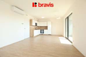 Rental of a 3-room apartment in the new Ponávka Tower, terrace 27m2, cellar, garage space