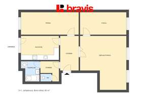 Pronájem pokoje 25m² v bytě 3+1 se zahradou k užívání, sdílené studentské bydlení, Masarykova čtvrť – Jeřabinová