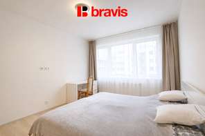 Spacious 2+kk apartment for rent, Vídeňská Street, Brno-Štýřice, balcony, furnished.