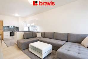 Spacious 2+kk apartment for rent, Vídeňská Street, Brno-Štýřice, balcony, furnished.