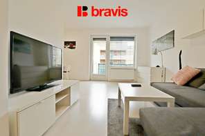 Pronájem bytu 1+kk, Brno - Starý Lískovec, ulice U Leskavy, zařízený, balkon