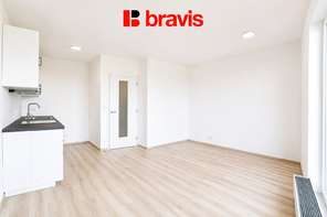 Apartment for rent 1+kk 38 m² South, Brno - Horní Heršpice, new building, balcony