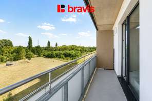 Apartment for rent 1+kk 38 m² South, Brno - Horní Heršpice, new building, balcony