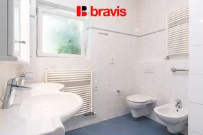 Pronájem prostorného bytu 4,5+1 s terasou, balkonem, garáží  – Brno, Stránice, ul. Rezkova