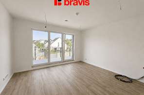 Prodej prostorné moderní novostavby bytu 2,5+kk, 56 m2, Lipůvka u Brna, balkon, parkovací stání a sklep v ceně