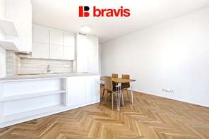 Pronájem bytu 2+kk, Brno - střed, ul. Nové sady, novostavba, první nájemník, balkon, garážové stání
