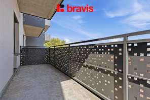 Pronájem bytu 2+kk, Brno - střed, ul. Nové sady, novostavba, první nájemník, balkon, garážové stání