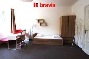 Pronájem bytu 2+1, Brno - Stránice, pro studenty, zařízený, ul. Údolní