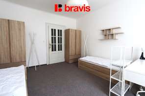 Pronájem bytu 2+1, Brno - Stránice, pro studenty, zařízený, ul. Údolní