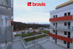 Pronájem bytu 2+kk, Brno - Kamechy, Novodvorská ulice, novostavba, terasa, sklep, klidná lokace