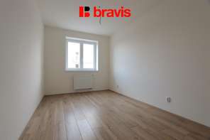 Pronájem bytu 2+kk, Brno - Kamechy, Novodvorská ulice, novostavba, terasa, sklep, klidná lokace