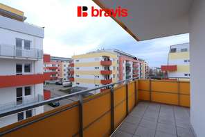 Pronájem bytu 2+kk, Brno - Kamechy, Novodvorská ulice, novostavba, terasa, sklep, klidná lokace
