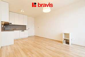 Pronájem bytu 1+kk, Brno - střed, ulice Rumiště, balkon, garážové stání, sklep