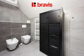 Pronájem moderního bytu 3+kk, ul. Višňová, Moravany u Brna, terasa, garáž, park. stání, klimatizace