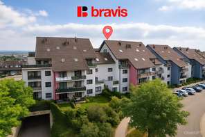 Pronájem moderního bytu 3+kk, ul. Višňová, Moravany u Brna, terasa, garáž, park. stání, klimatizace