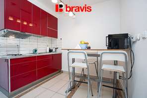 Prodej bytu 1+kk, Brno - Nový Lískovec, ul. Rybnická, zařízený, klimatizace, v blízkosti Campus Square