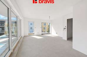 Prodej nadstandardního bytu 3+kk, 55,2 m², Brno- Horní Heršpice, s balkonem 11,7 m², sklepem, možnost parkování