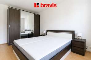 Pronájem bytu 3+kk, Brno - Řečkovice, Nachová ulice, částečně zařízený, balkon, sklep, žádaná lokalita