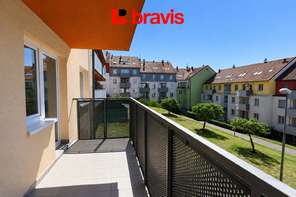 Pronájem bytu 3+kk, Brno - Řečkovice, Nachová ulice, částečně zařízený, balkon, sklep, žádaná lokalita