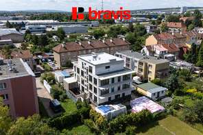 Prodej nadstandardního bytu 3+kk, 65,5 m², Brno- Horní Heršpice, s balkonem 30,1 m², sklepem, možnost parkování