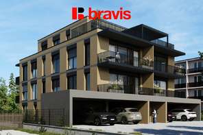 Prodej nadstandardního bytu 3+kk, 65,5 m², Brno- Horní Heršpice, s balkonem 30,1 m², sklepem, možnost parkování