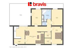 Výjimečný byt 4+kk se střešní terasou 50 m², ul. U Leskavy, Brno – Starý Lískovec, parkovací staní
