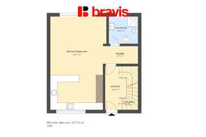 Prodej novostavby rodinného domu 107 m², Milonice u Vyškova, zahrada, tepelné čerpadlo, solární panely