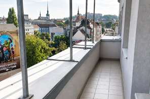 Pronájem slunného bytu 2+1, Brno-střed, ul. Milady Horákové, balkon, sklep, internet v ceně