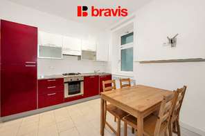 Pronájem bytu 2+kk, 48 m2, ulice Bayerova, Brno - Veveří, zařízený