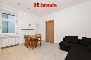 Pronájem bytu 2+kk, 48 m2, ulice Bayerova, Brno - Veveří, zařízený