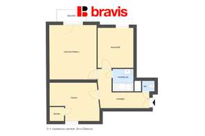 Prodej bytu 2+1, 61 m² s balkonem, Brno - Židenice, ulice Karáskovo náměstí