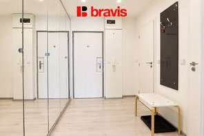 Pronájem bytu 1+kk, Brno - Nový Lískovec, ul. Oblá, Zařízený, Klimatizace, Balkon