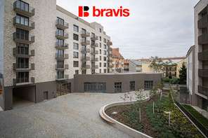 Pronájem bytu 2+kk, Pekárenský Dvůr, ul. Bratislavská, novostavba, garážové stání, balkon