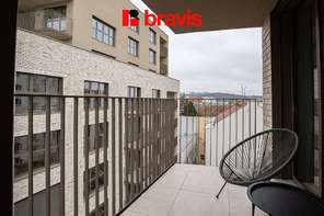 Pronájem bytu 2+kk, Pekárenský Dvůr, ul. Bratislavská, novostavba, garážové stání, balkon