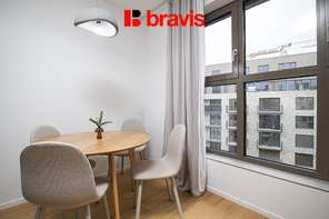 Pronájem bytu 2+kk, Pekárenský Dvůr, ul. Bratislavská, novostavba, garážové stání, balkon