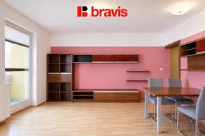 Pronájem bytu 3+kk, Brno - Starý Lískovec, ulice U Leskavy, šatna, částečně zařízený, balkon