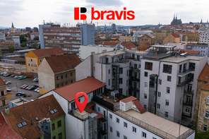 Prodej bytu 3+kk s terasou 79 m², ul.Cejl, terasa, sklep, parkovací stání