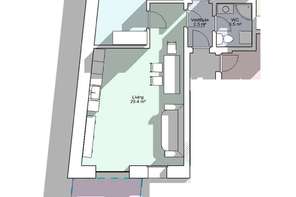Prodej bytu 3+kk s terasou 79 m², ul.Cejl, terasa, sklep, parkovací stání