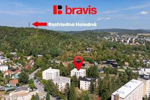 Prodej bytu 2+1, 61 m², Brno - Jundrov, ulice Březová, balkon