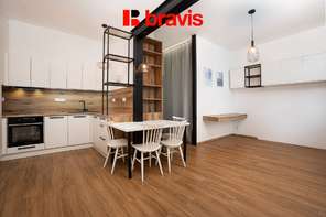 Apartment for rent 1+kk with sleeping alcove, Brno - Zábrdovice, Bratislavská street, partially furnished, close to the center