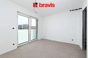 Prodej novostavby luxusního bytu 4+kk, 103,4 m², Horní Heršpice, terasa s dechberoucím výhledem 57,24 m², 2x parkování, sklep