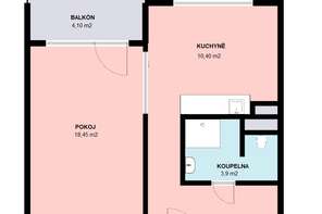 Prodej bytu 1+1 42 m², Brno - Královo Pole