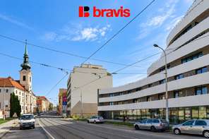 Pronájem moderního zařízeného bytu 1+kk, ulice Vídeňská, Brno - Štýřice