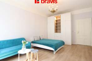 Pronájem bytu 1+1, ulice Výstavní, Brno - střed,  plně vybavený, balkon, výborná lokalita