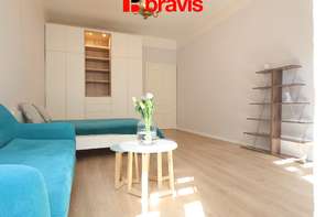 Pronájem bytu 1+1, ulice Výstavní, Brno - střed,  plně vybavený, balkon, výborná lokalita