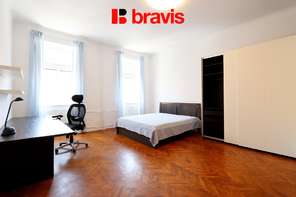 Prodej prostorného bytu 1+1, ulice Slovákova, Brno - Veveří, zařízený, výtah, komora, sklep