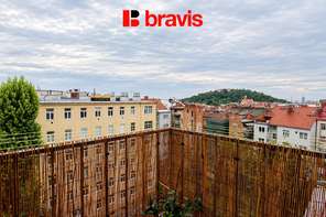 Podnájem bytu 2+kk, ul. Stojanova, Brno - Veveří, částečně zařízený, balkón, klimatizace, sklep
