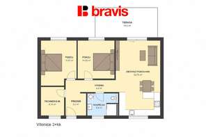 Prodej novostavby 3+kk se zahradou 362 m² ve Vítonicích u Znojma, tepelné čerpadlo, klimatizace