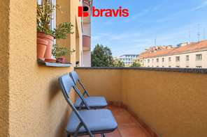 Pronájem bytu 1+kk, Brno - Veveří, ul. Zahradníkova, sklep, balkon