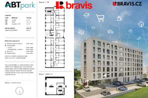 1+kk apartment for rent, Bohunická Street, Brno - Horní Heršpice, includes cellar and parking space.